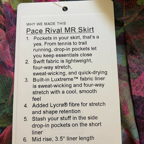 NEW!!!  PACE RIVAL MR SKIRT - Picture 4 of 4